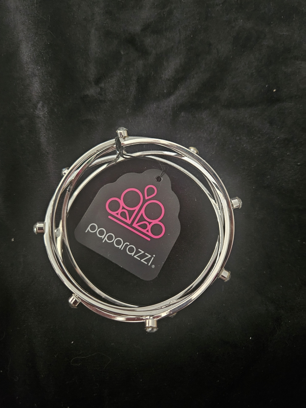 Paparazzi Silver Stacked Bangle Bracelet Set - Silver